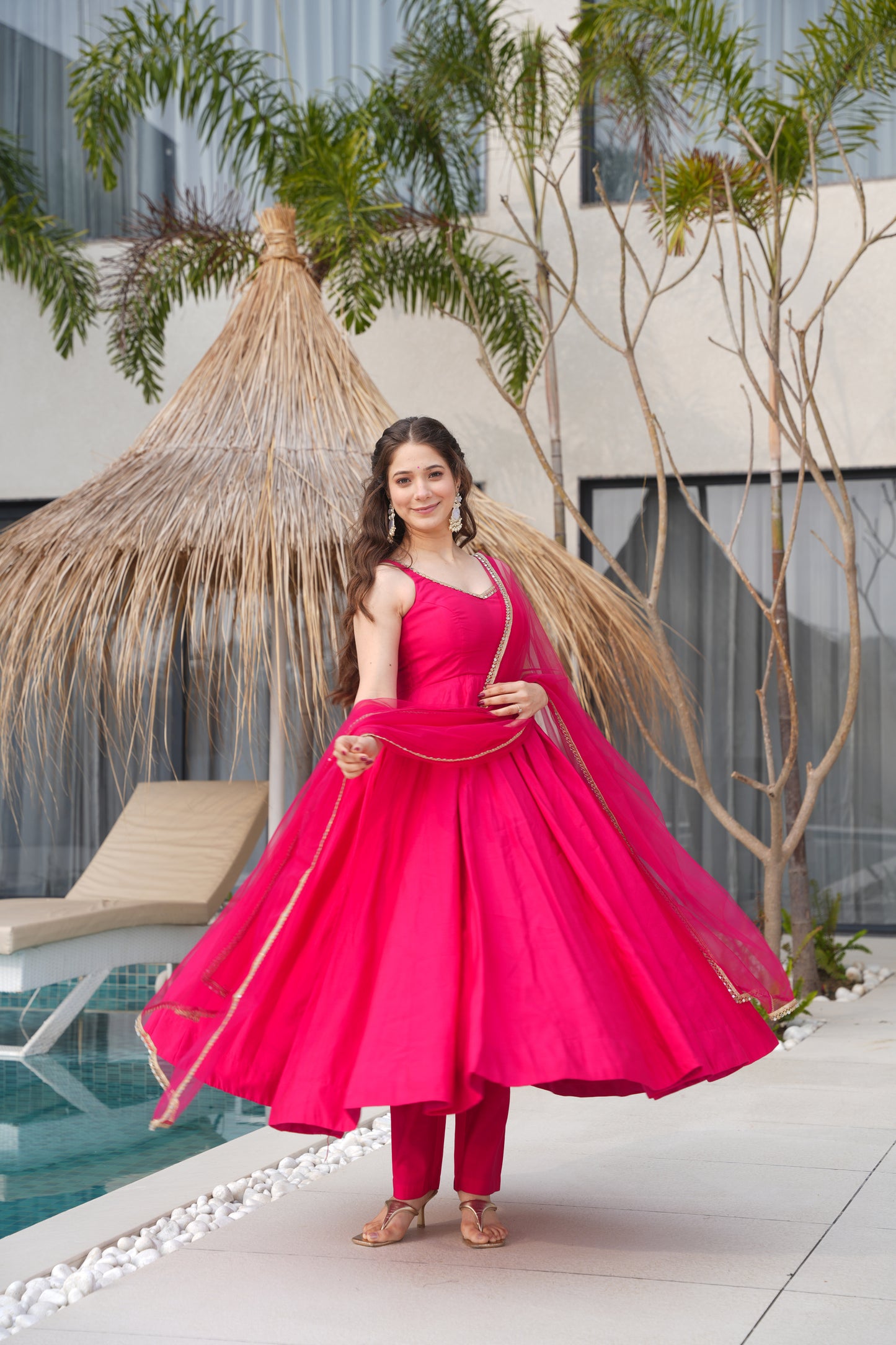Roman Silk Chanderi Suit Set