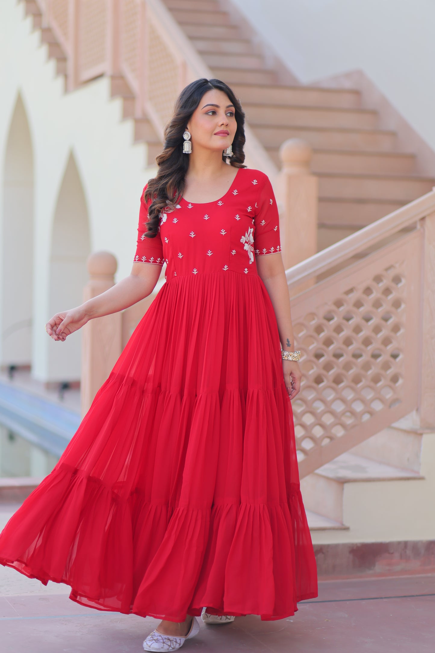 Red One Piece Dress For Women