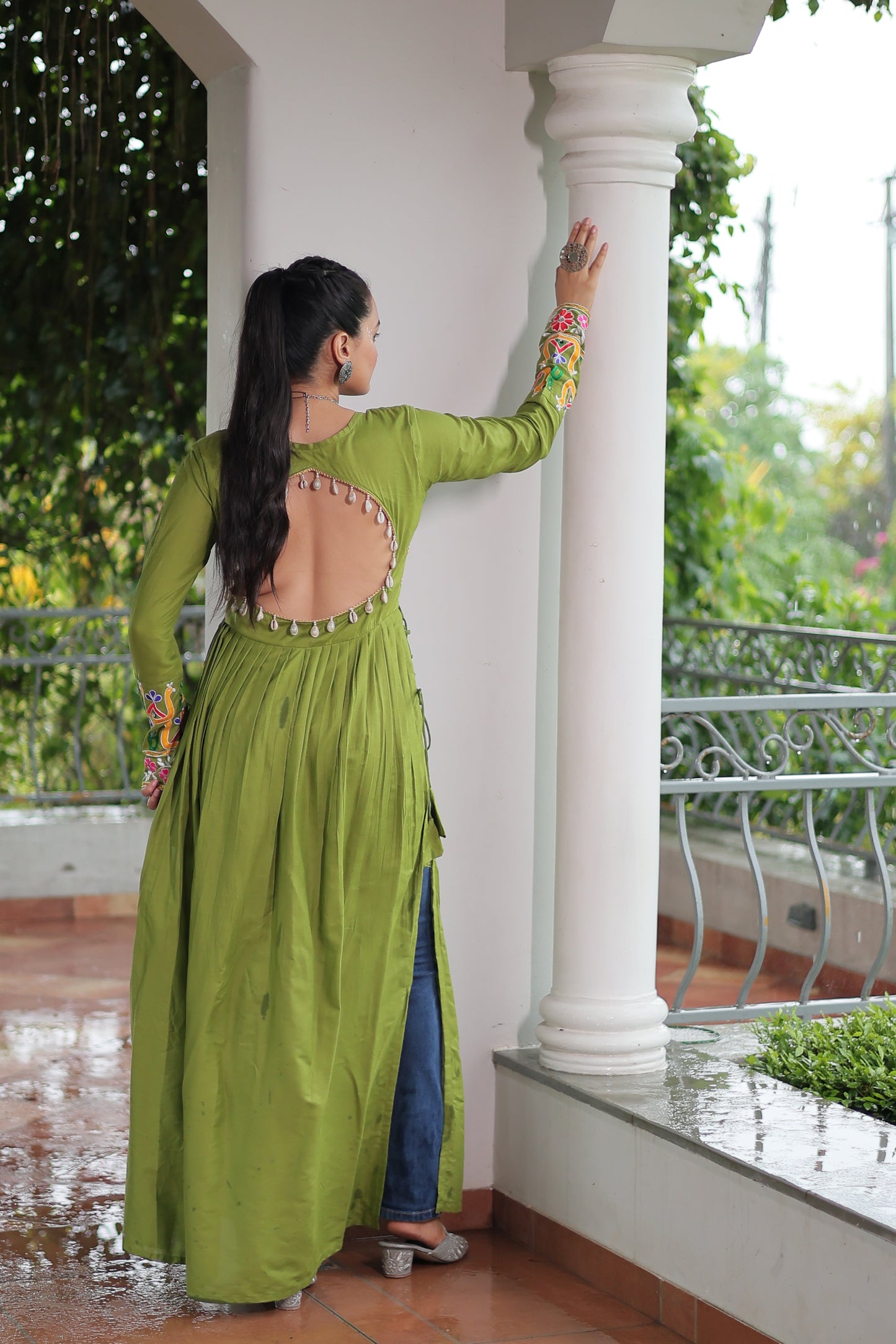 Green Garba Outfits Online