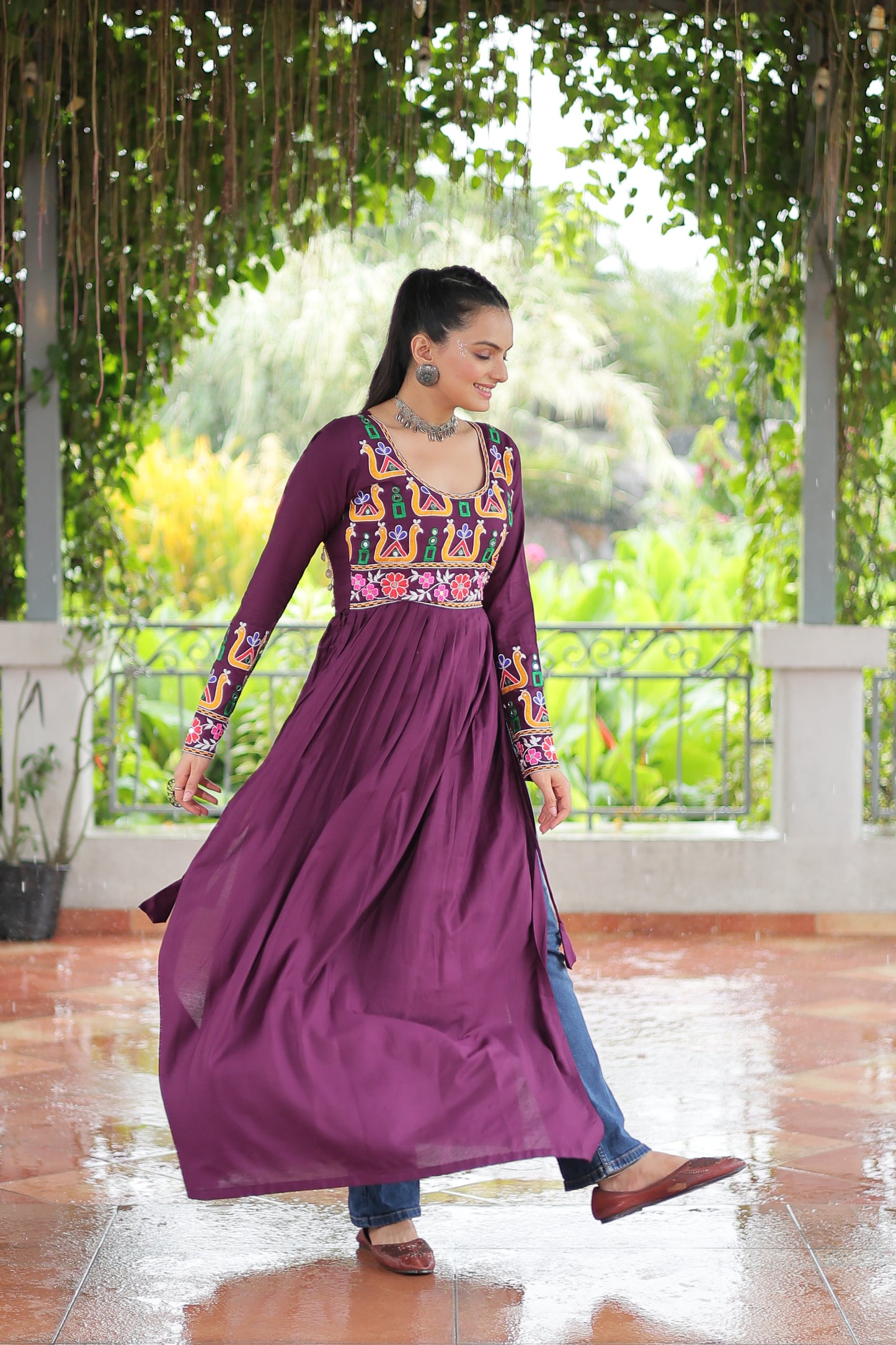 Wine Garba Outfits Online