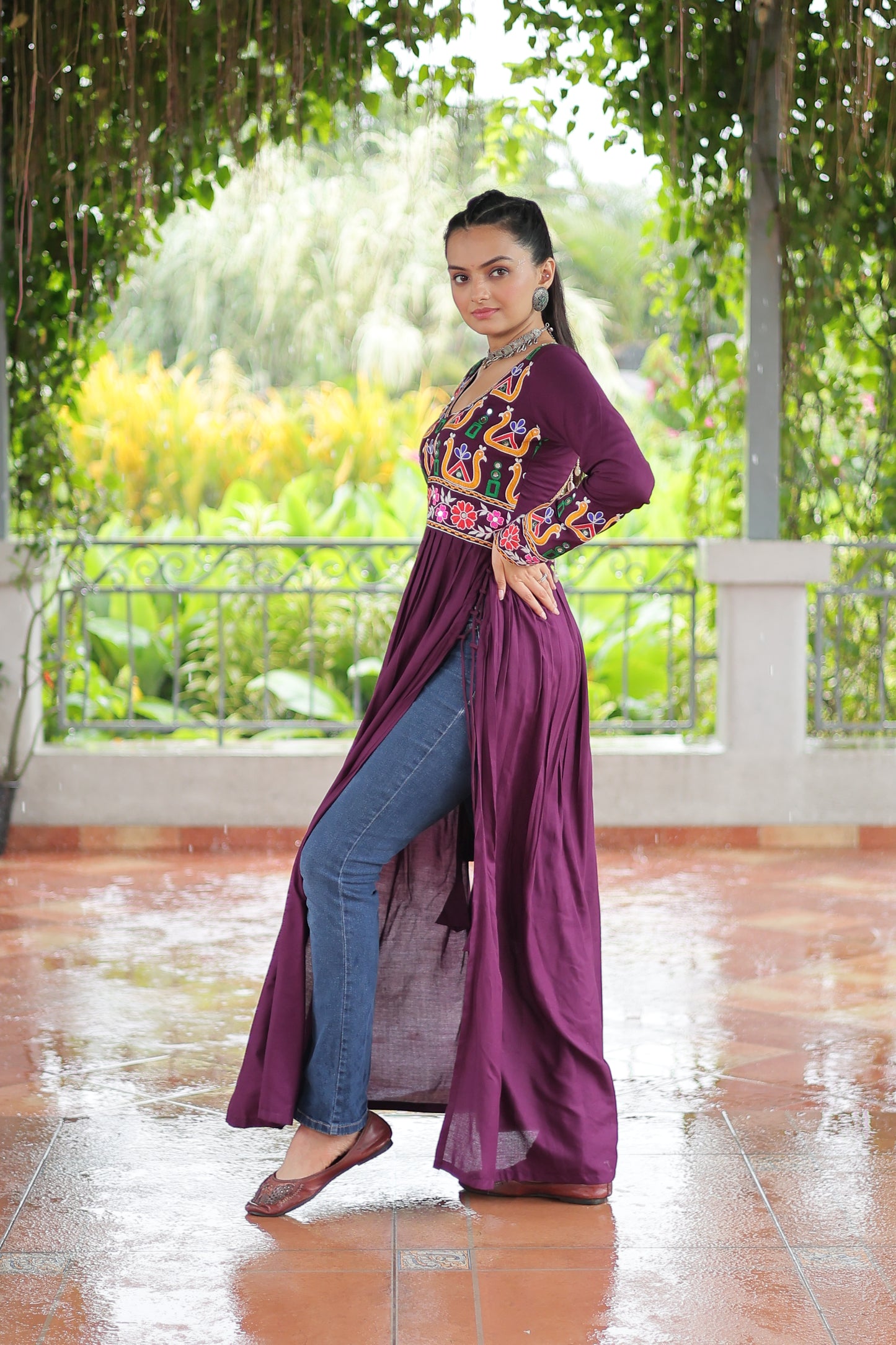 Wine Garba Outfits Online