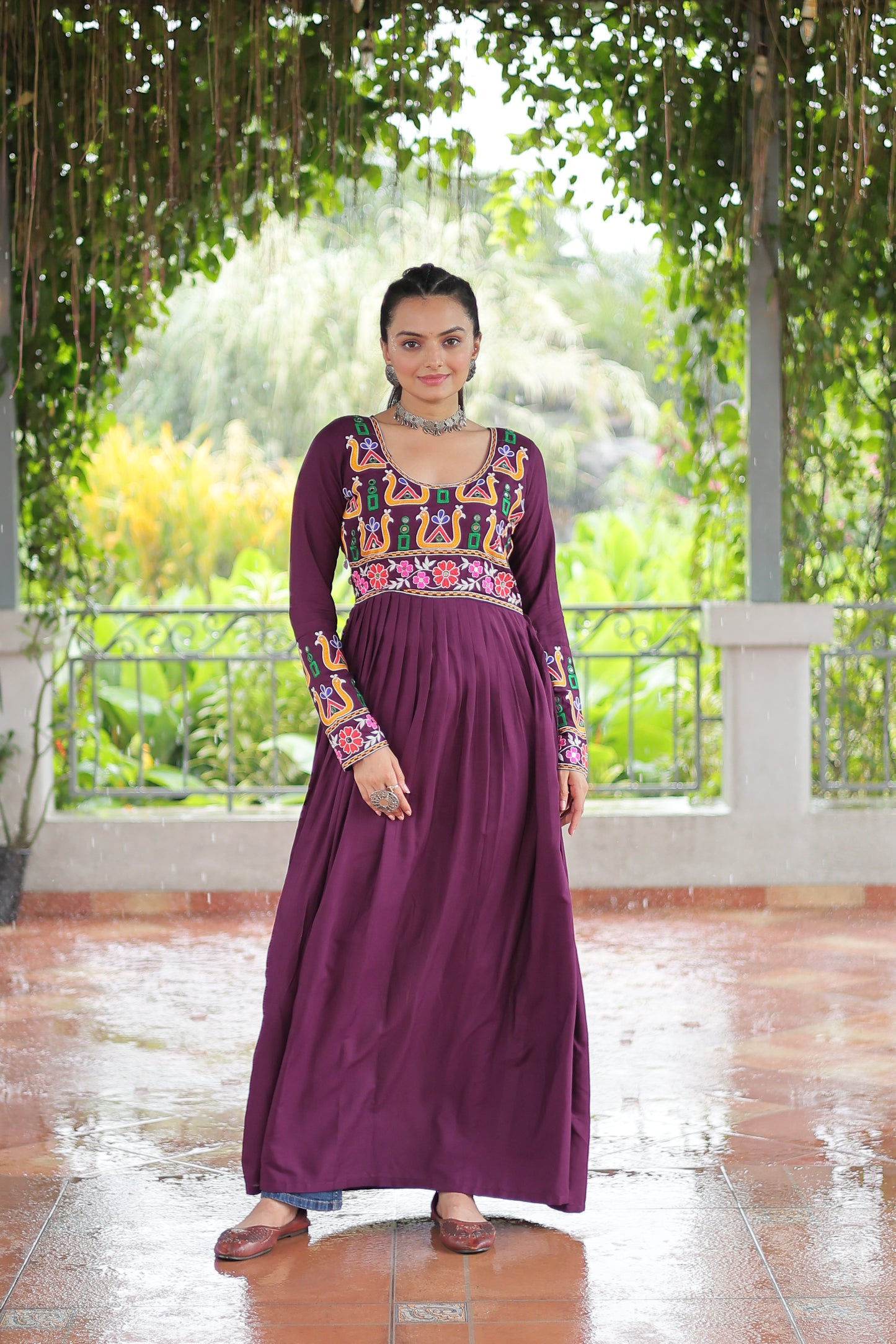 Wine Garba Outfits Online