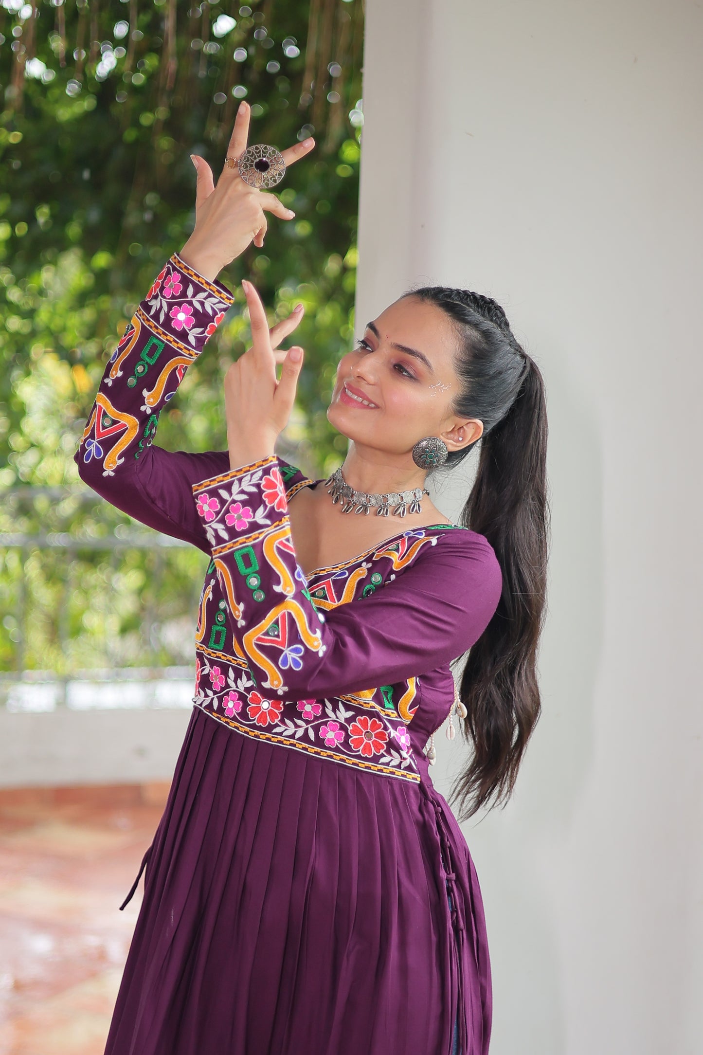 Wine Garba Outfits Online