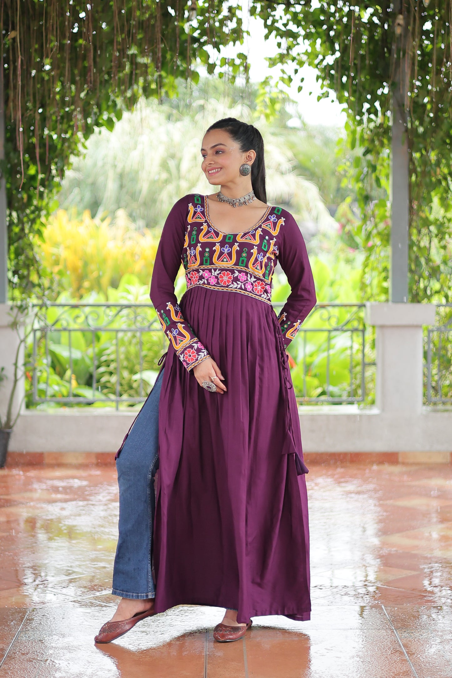 Wine Garba Outfits Online