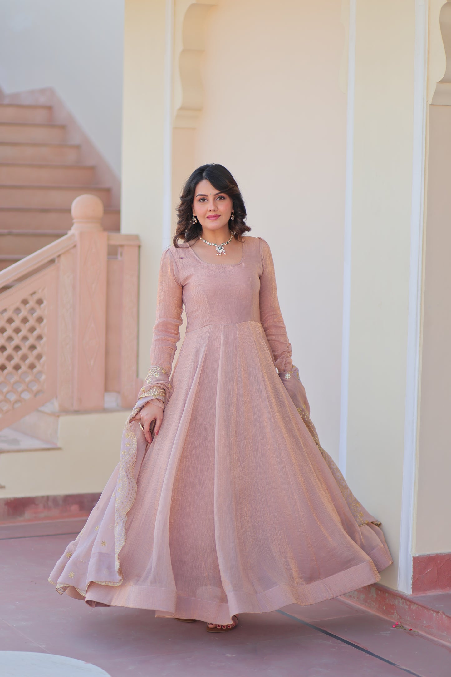 Chiffon Dress For Women With Dupatta