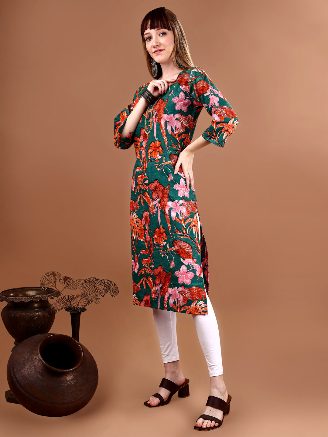 green kurti 2