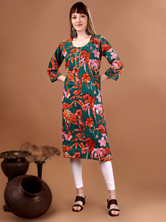 green kurti 5