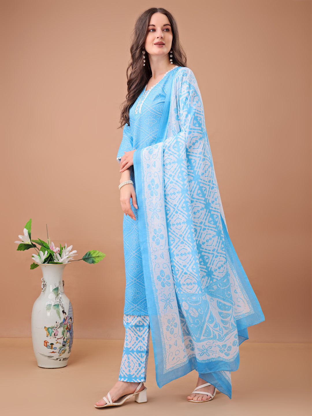 rama printed kurta set