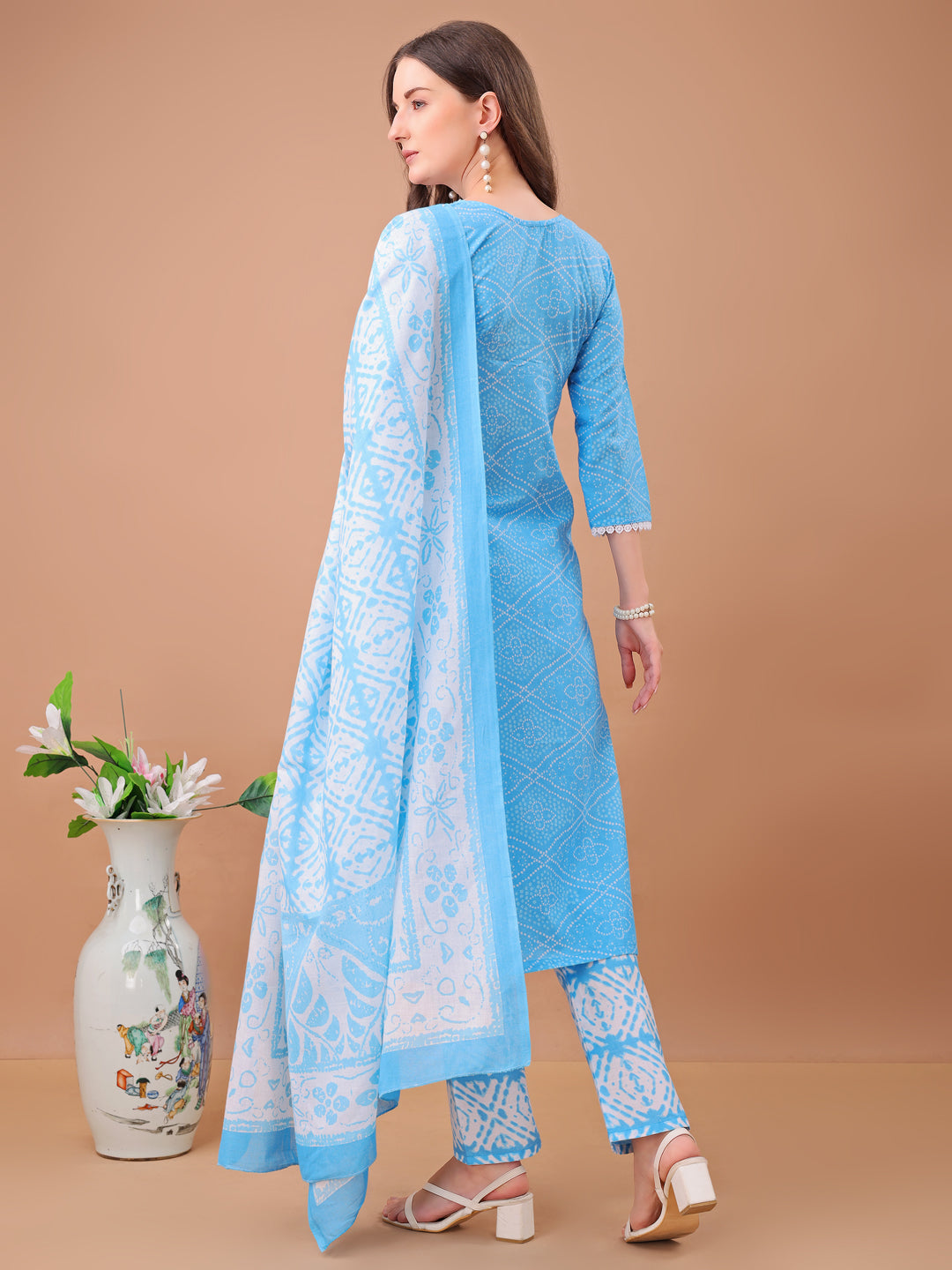 rama printed kurta set