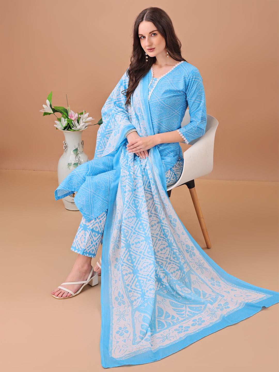rama printed kurta set