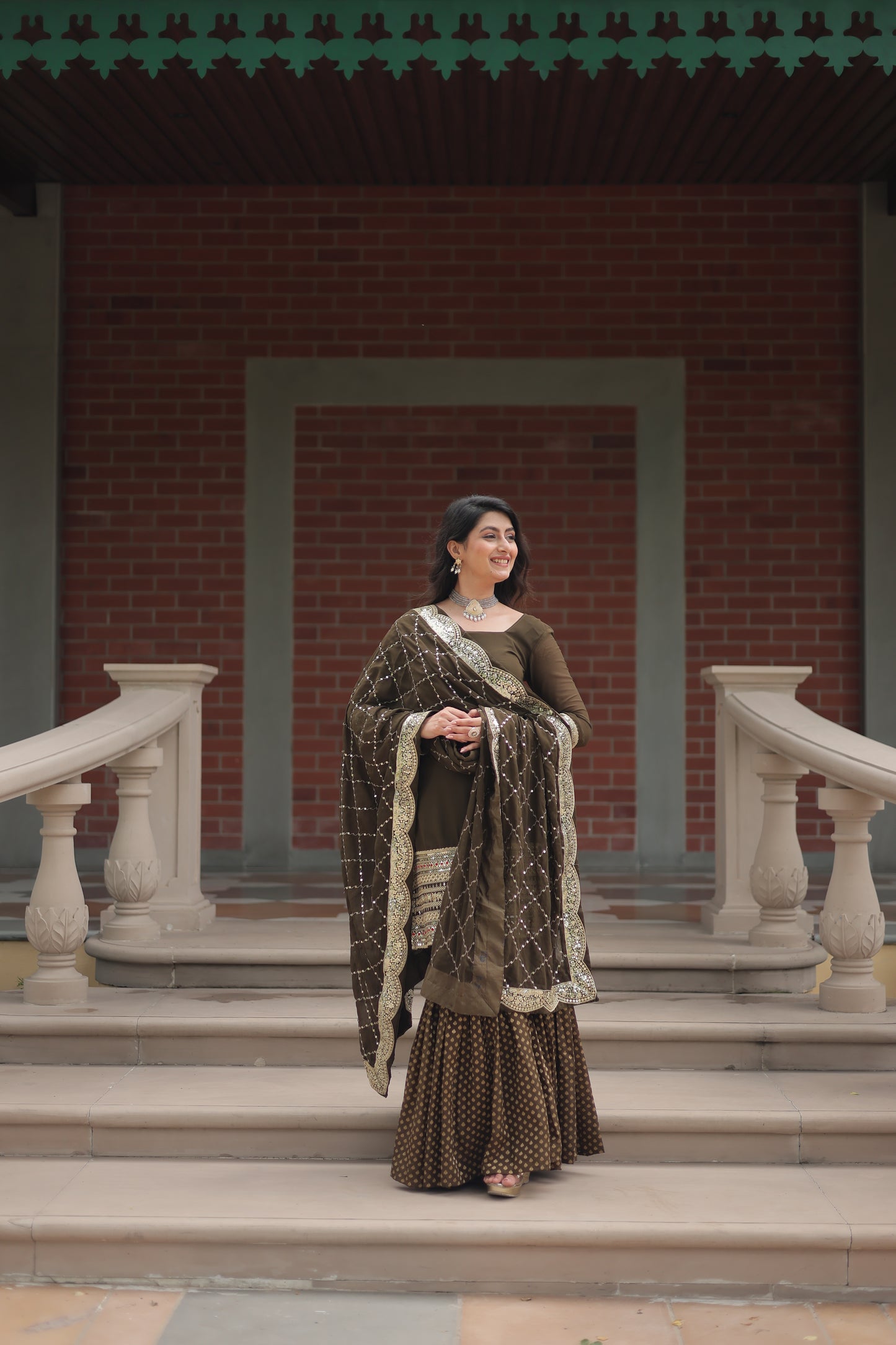 sharara suit set