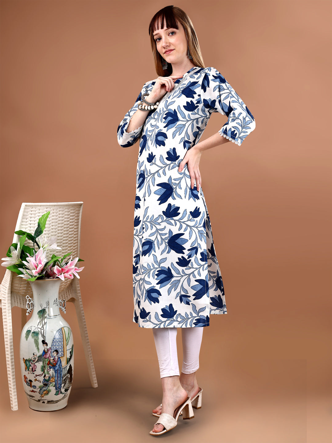 white kurti 1