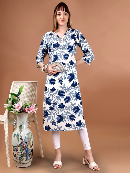 white kurti 5