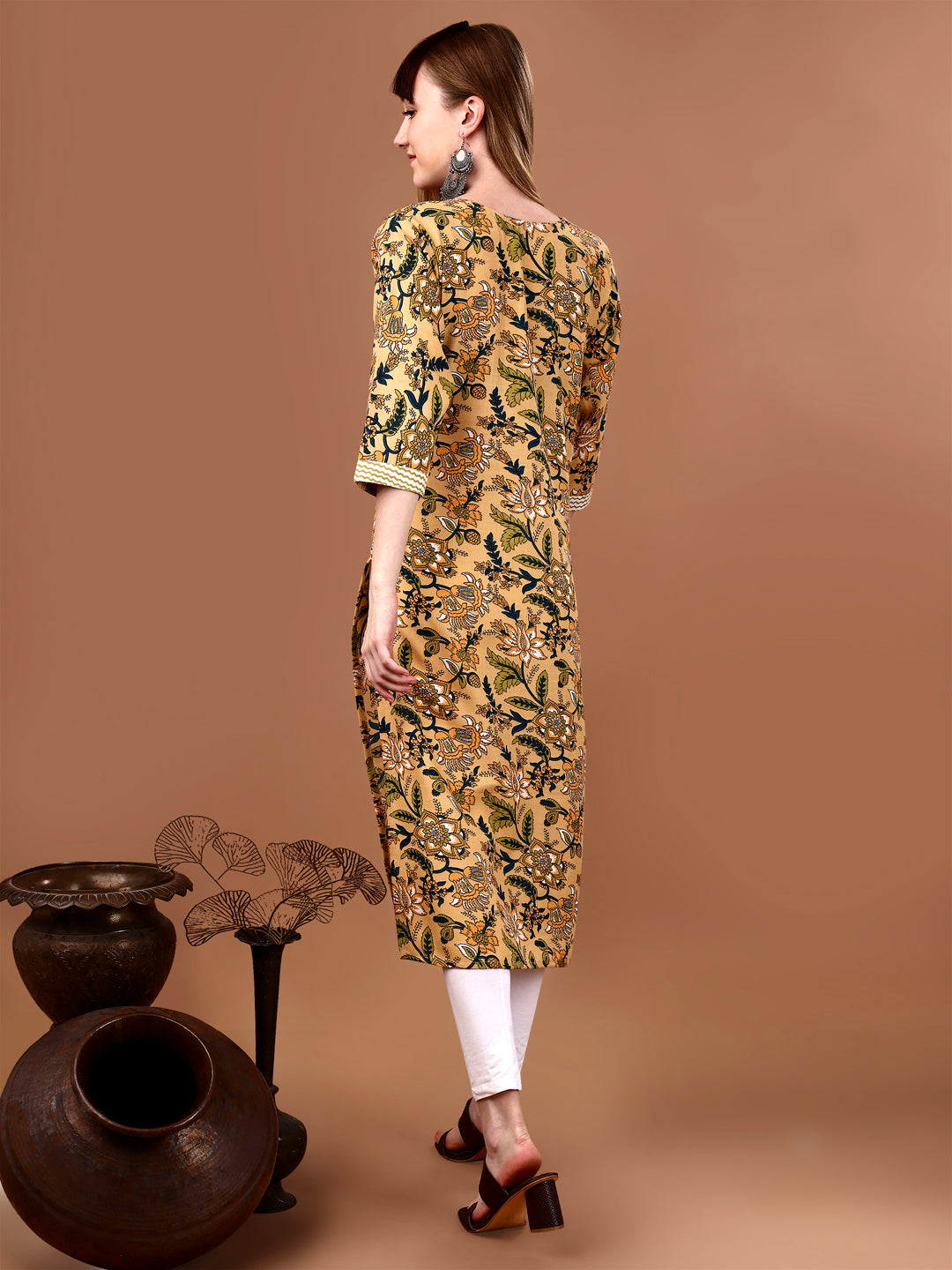 yellow kurti 1
