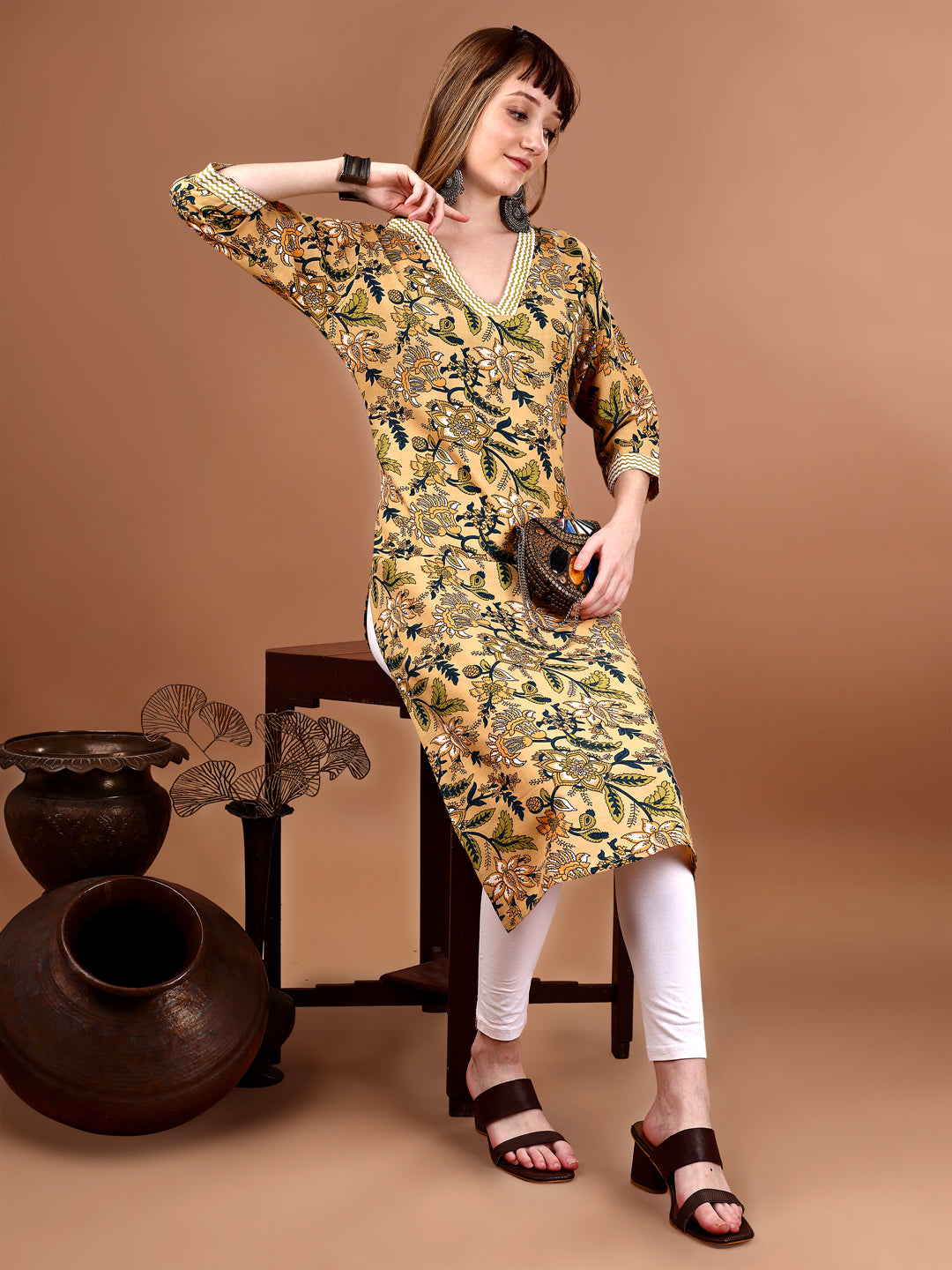 yellow kurti 2