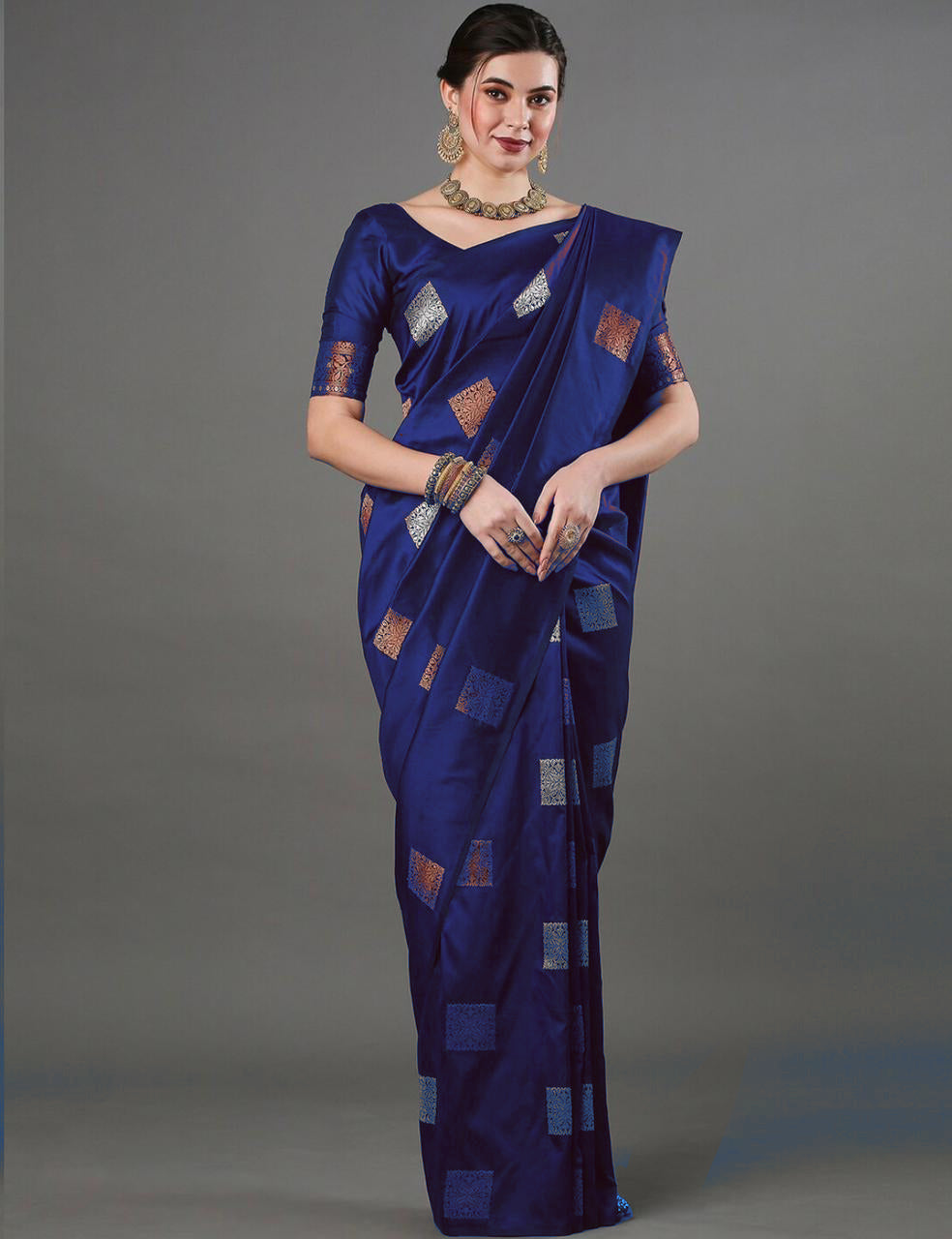 Blue Saree for Women Latest Design Party Wear Collection