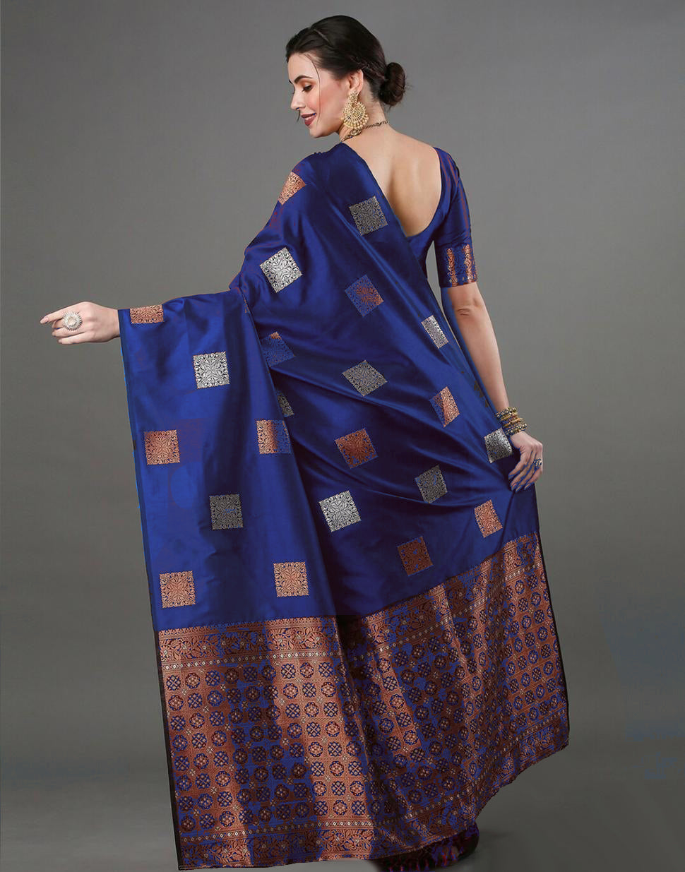 Blue Saree for Women Latest Design Party Wear Collection