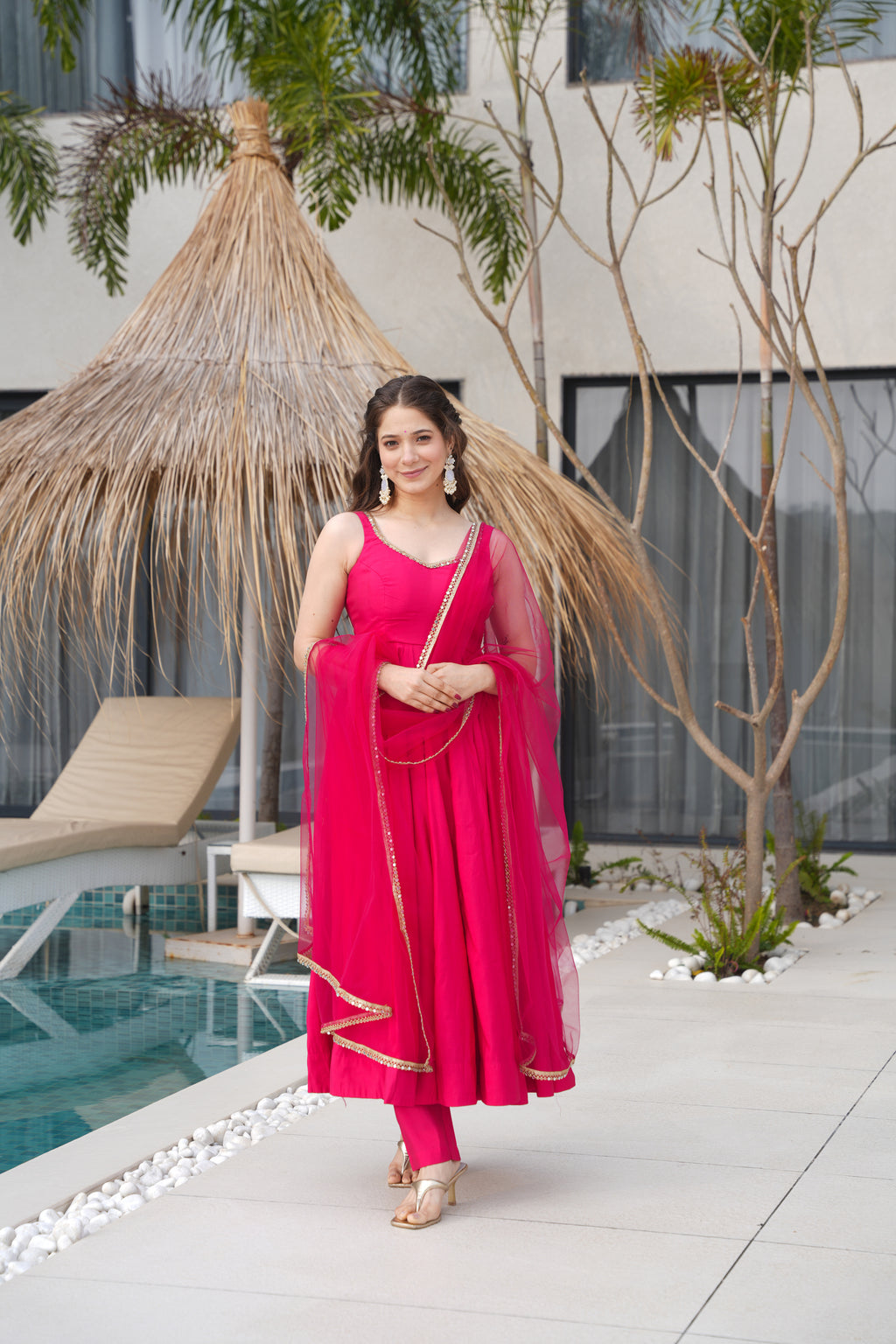 Roman Silk Chanderi Suit Set