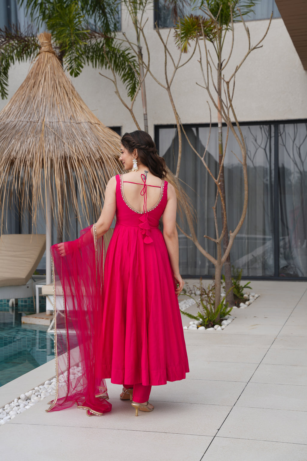 Roman Silk Chanderi Suit Set