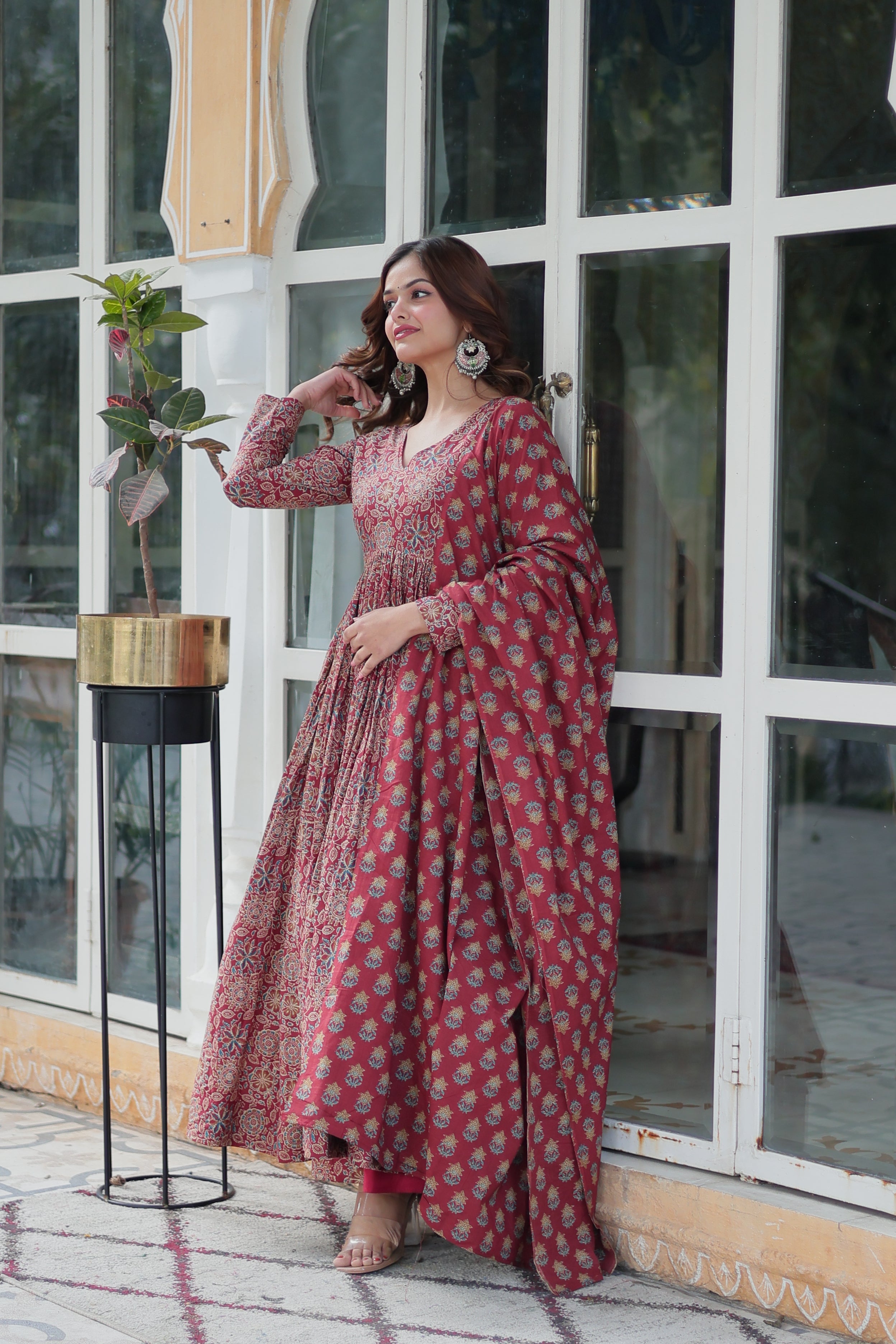 Office Wear Cotton Kurta Set