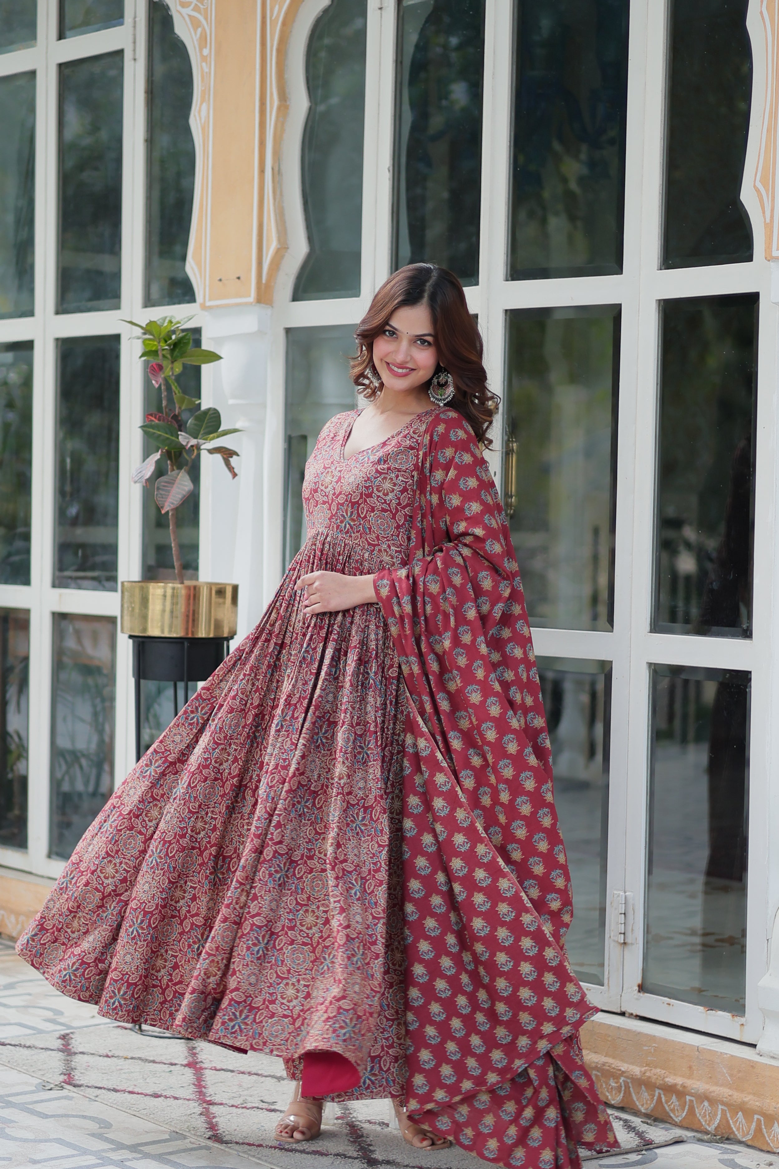 Office Wear Cotton Kurta Set