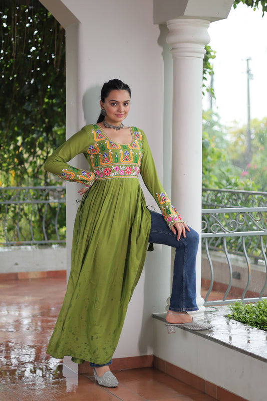 Green Garba Outfits Online