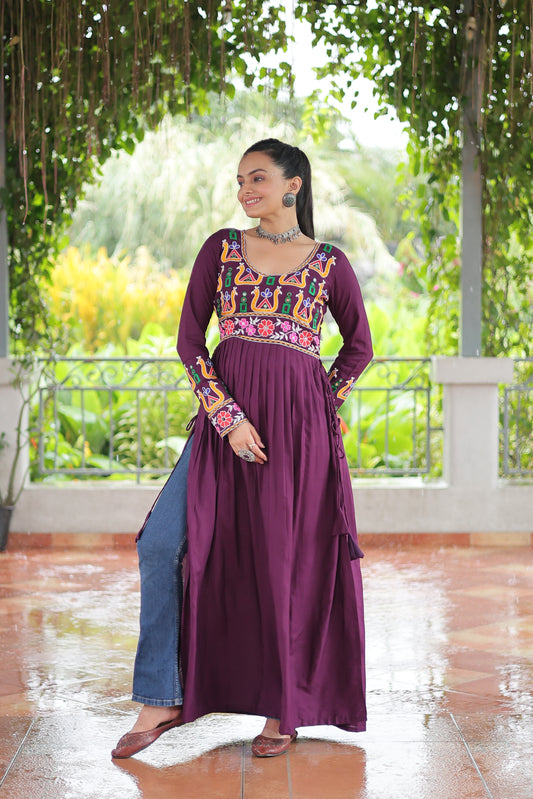 Wine Garba Outfits Online
