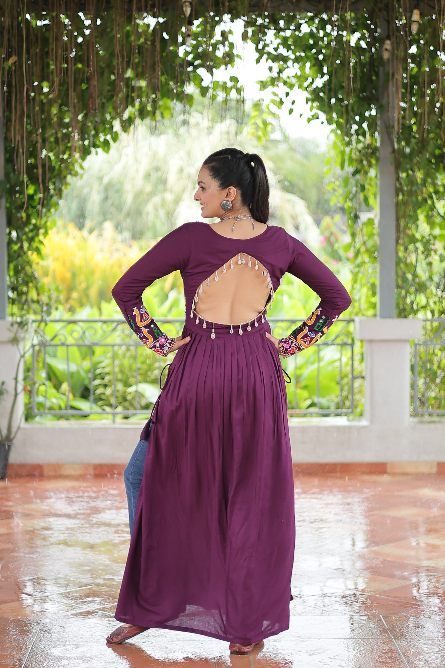 Wine Garba Outfits Online