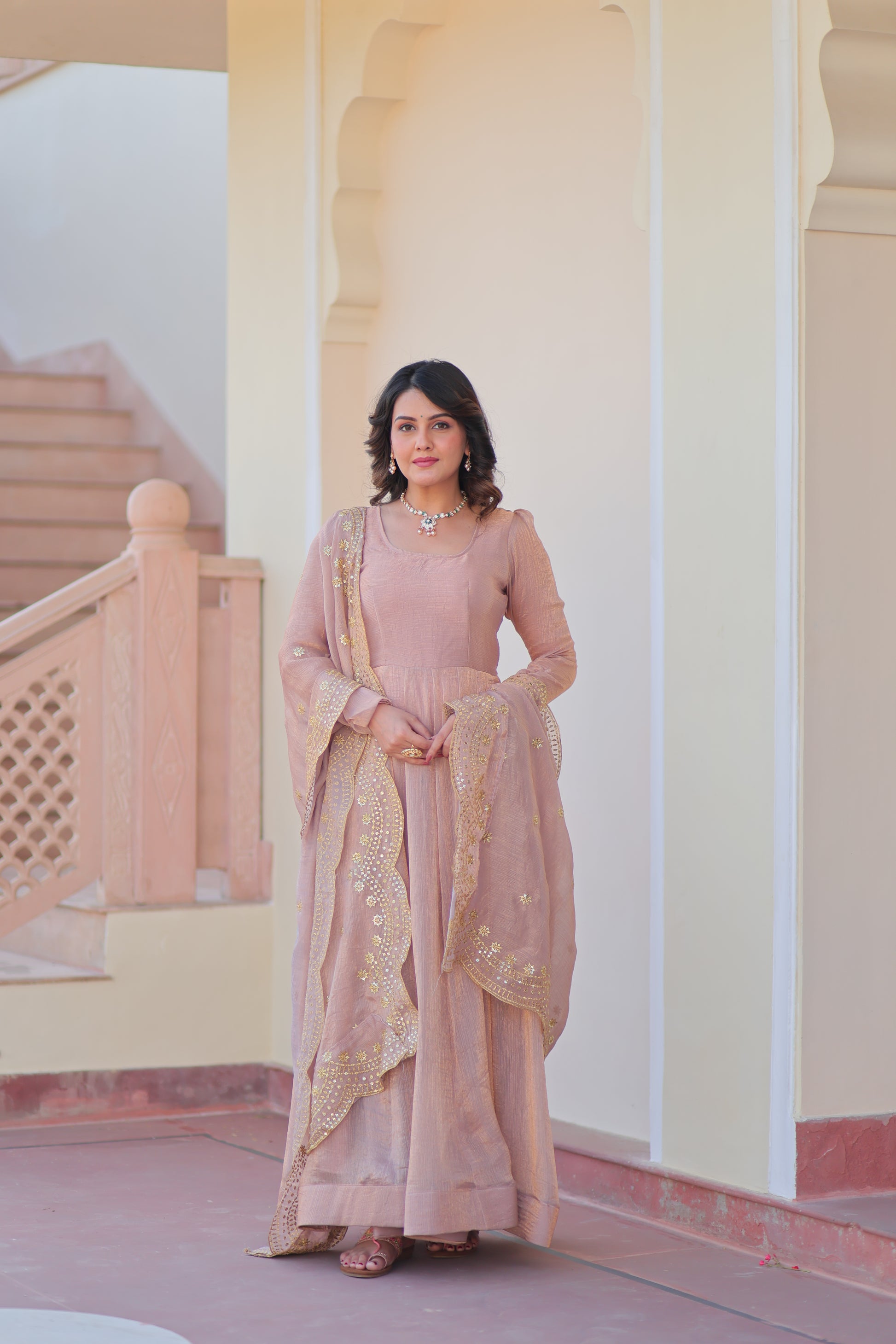Chiffon Dress For Women With Dupatta