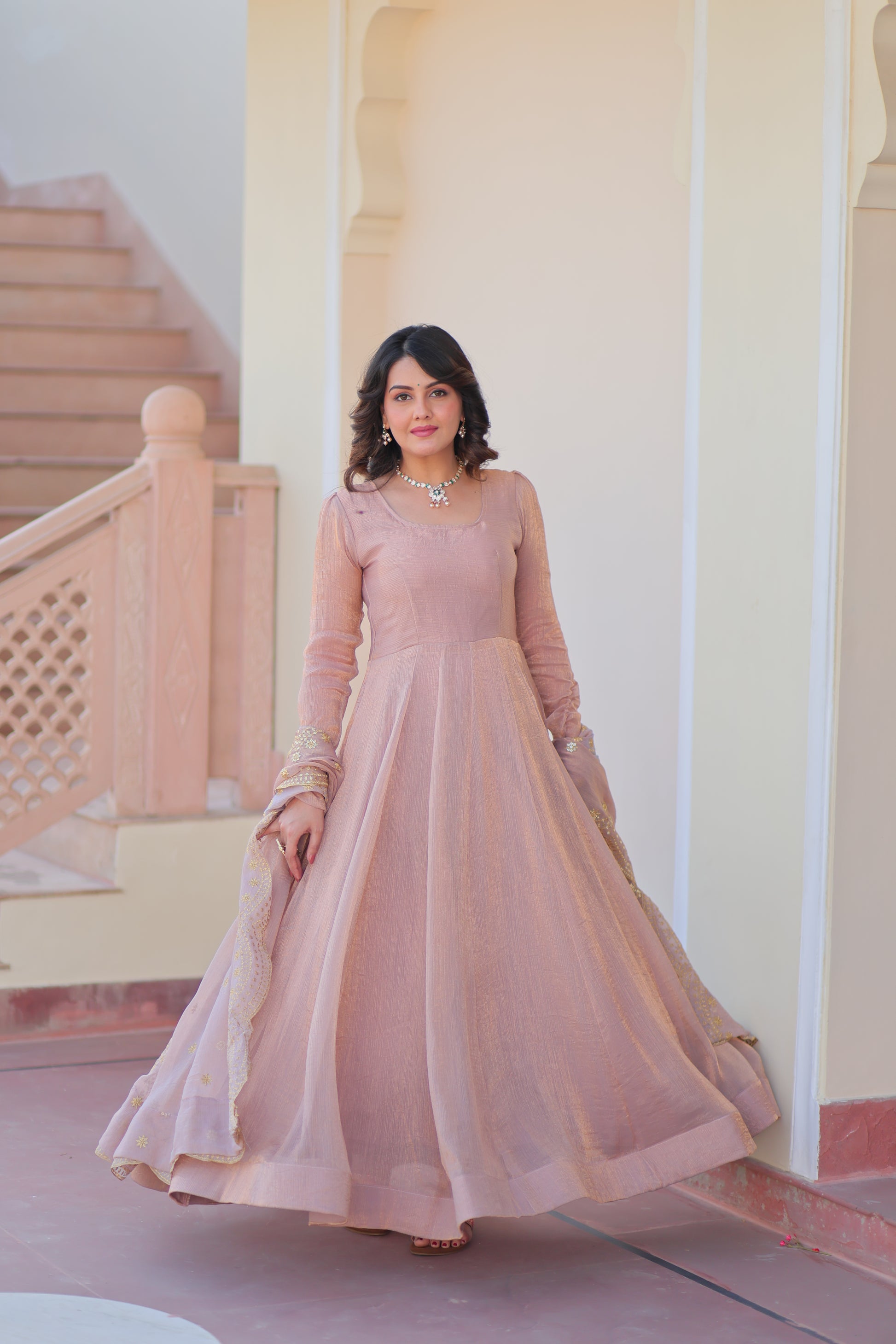 Chiffon Dress For Women With Dupatta