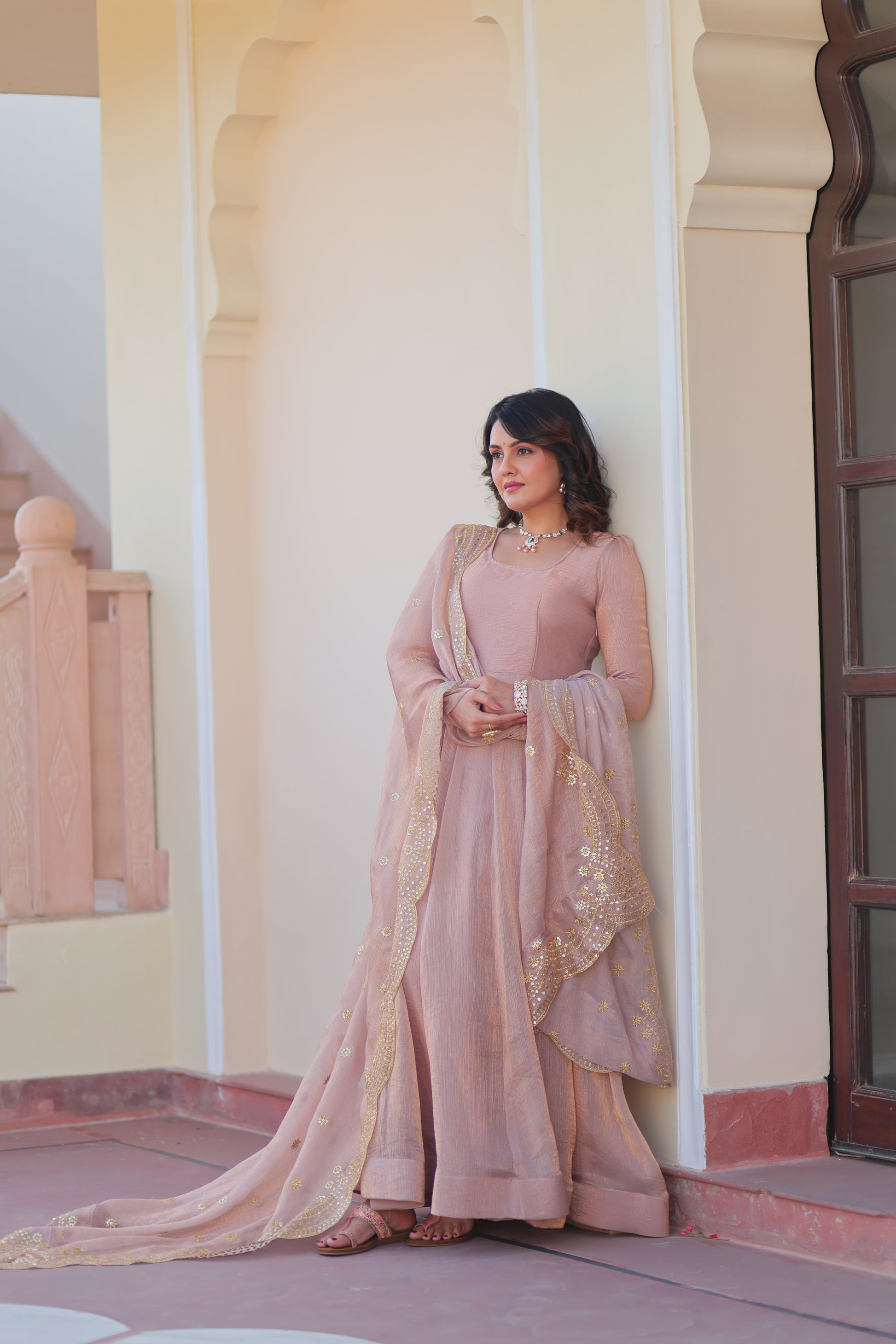 Chiffon Dress For Women With Dupatta