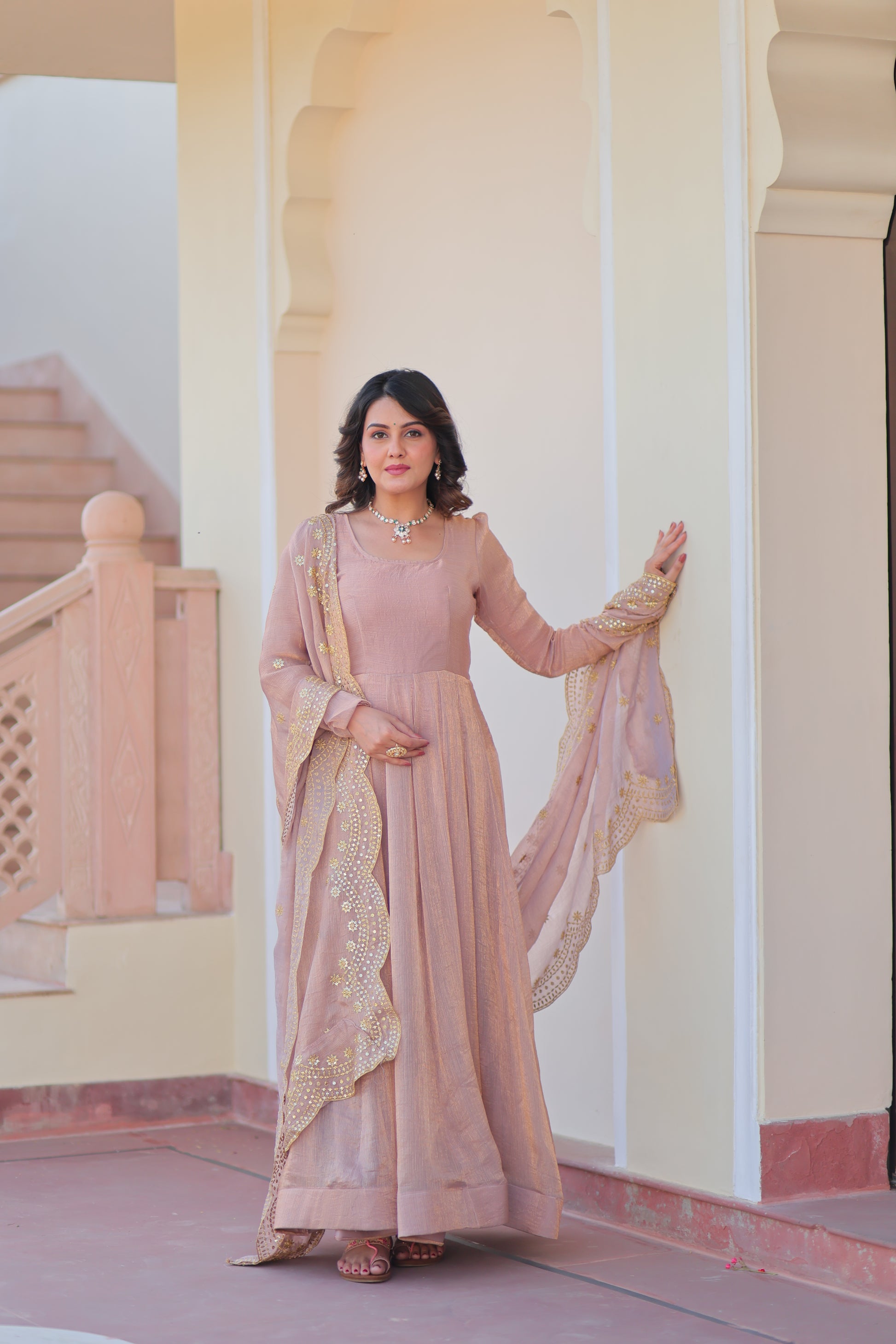 Chiffon Dress For Women With Dupatta