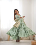 Silk Anarkali Set main