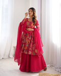 Silk Pink Frock Suit