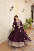 gown with dupatta main