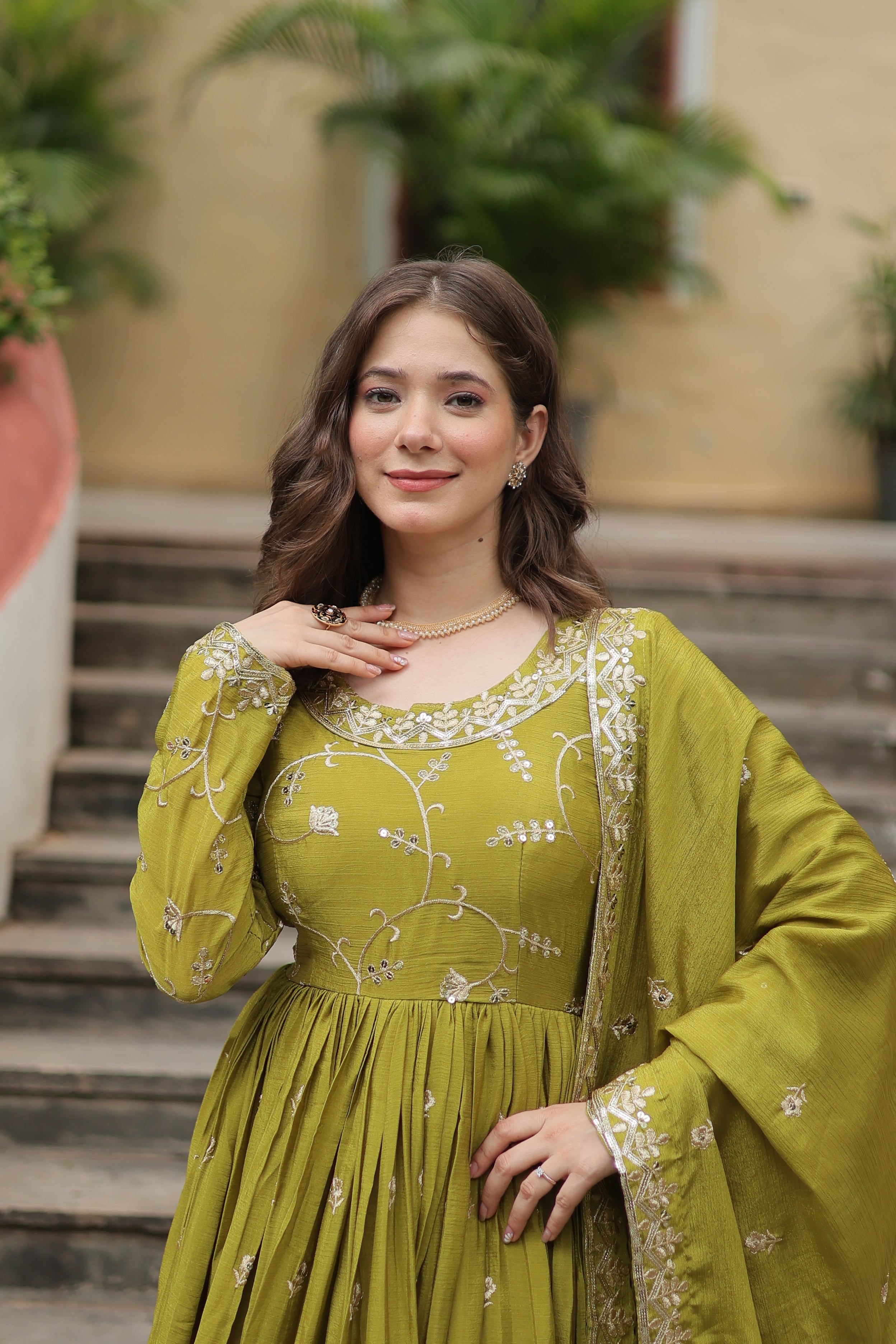 long kurti sharara suit set 