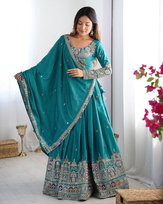 Rama Sequnce Work Chaniya Choli