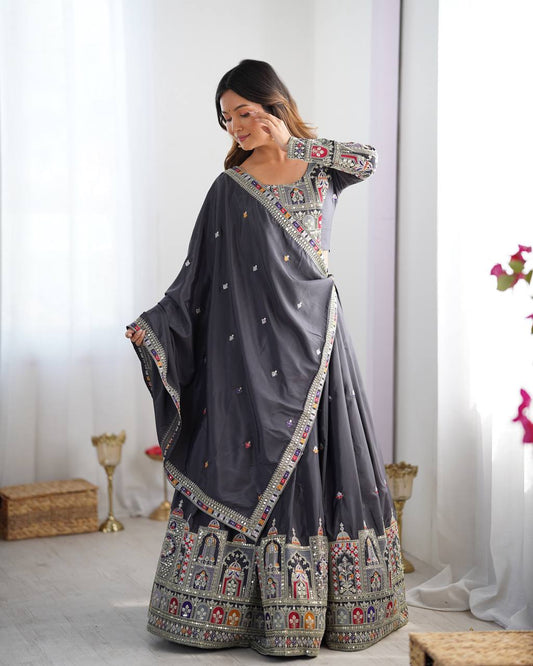 Black Sequnce Work Chaniya Choli