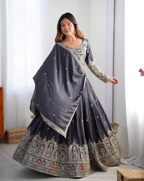 Black Sequnce Work Chaniya Choli