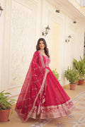 pink embroidered gown main