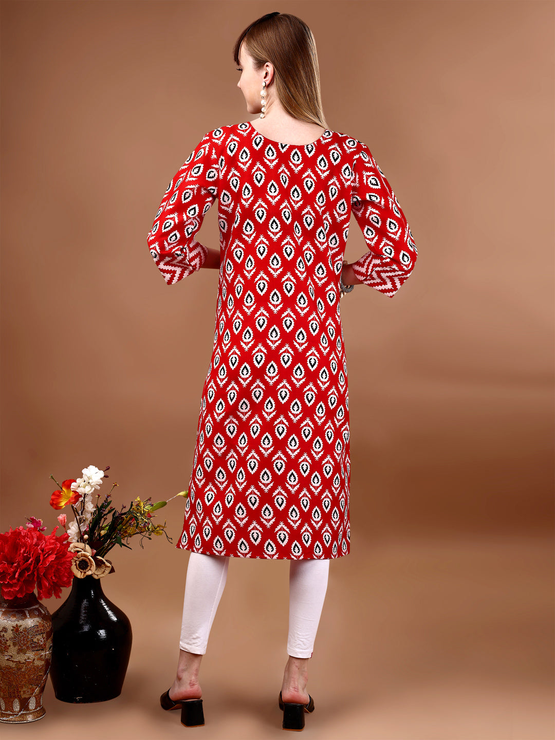 red kurti 4