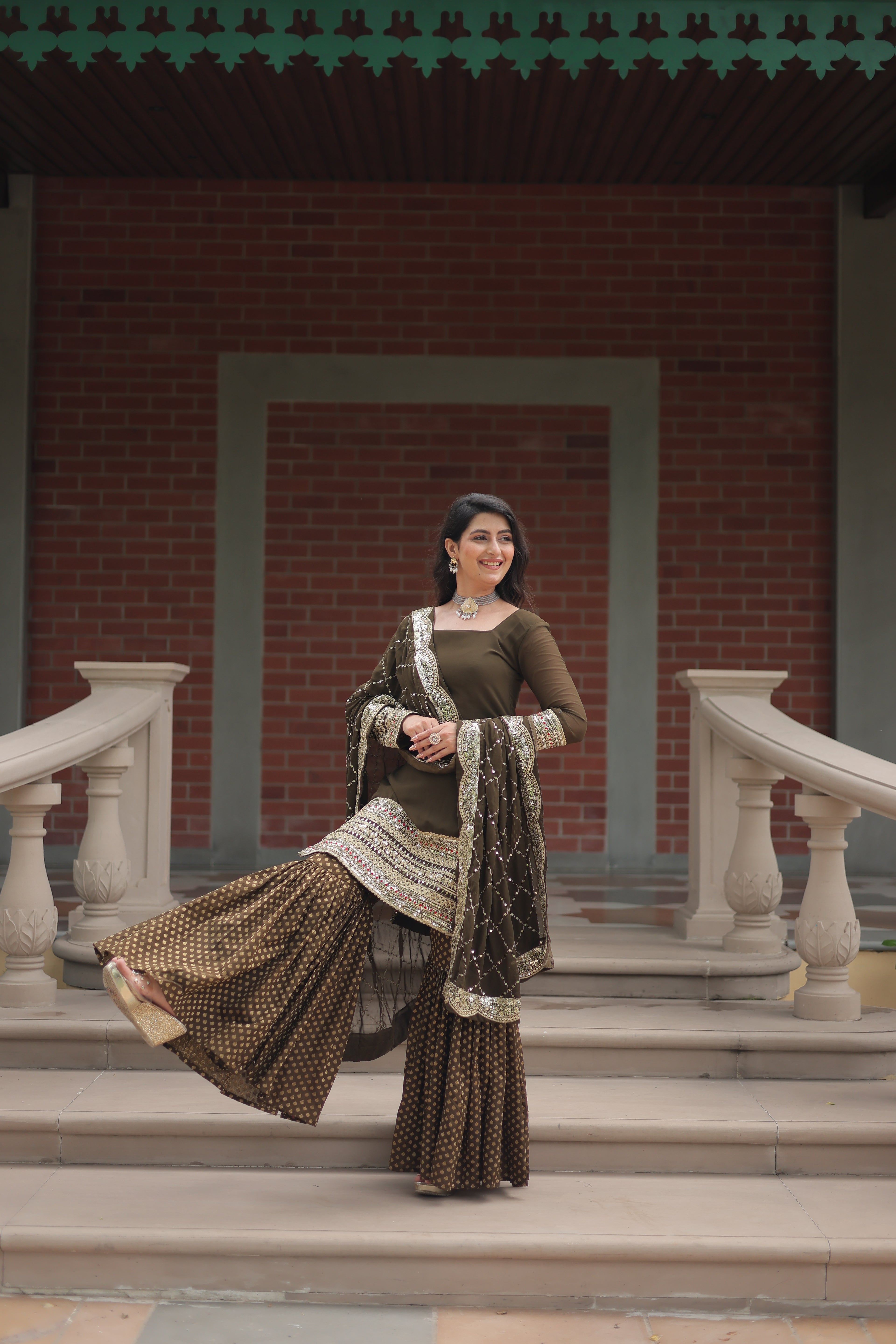 sharara suit set 